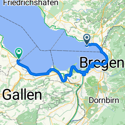 Bodensee-Radweg Lindau - Arbon