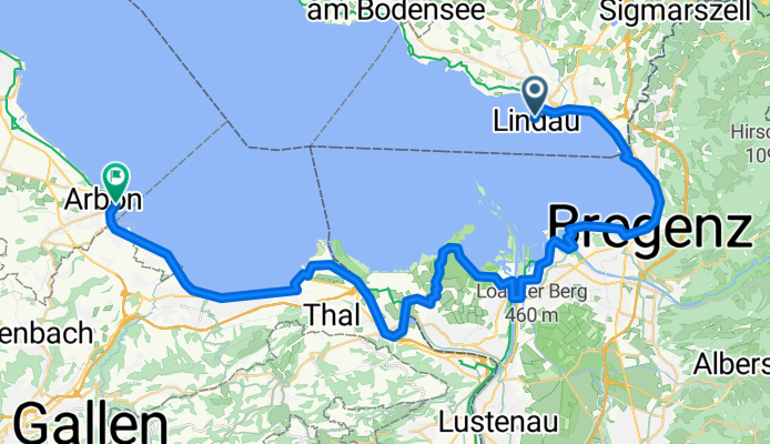 Bodensee-Radweg Lindau - Arbon