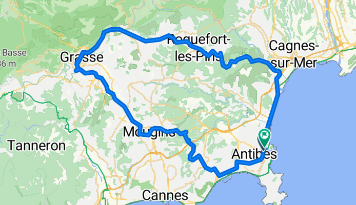 Antibes - Grasse - Antibes