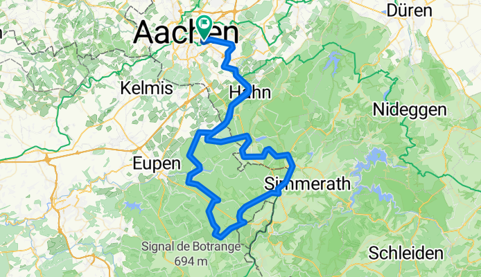Rundkurs Aachen Hohes Venn