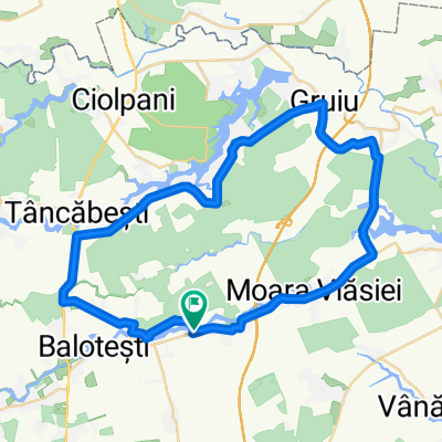 Caciulati - Moara Vlasiei - Lipia - Snagov- Balotesti