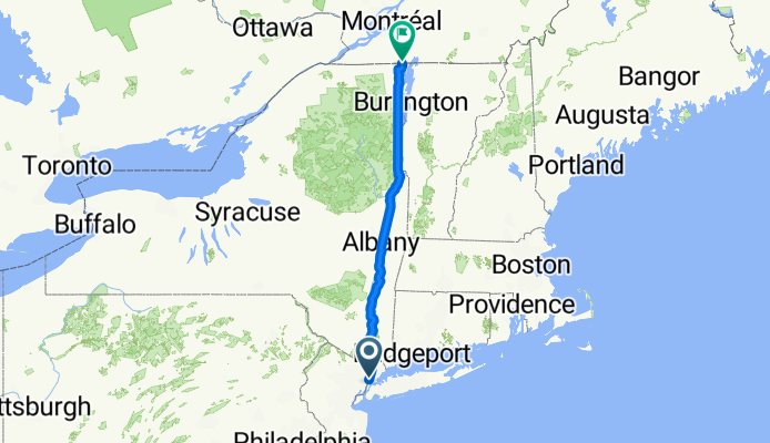 New York State Bike Route 9 (beginning to end)
