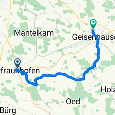 Schlosscafe  A. nach Geisenhausen