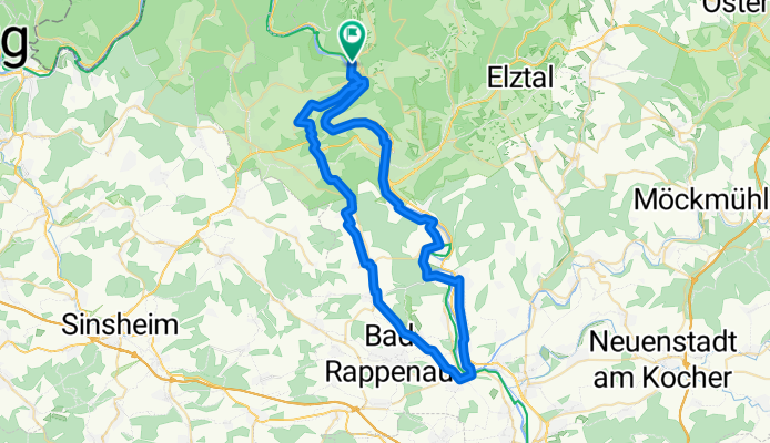 Neckargerach- Bad Wimpfen Runde