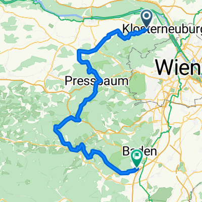 IST - Pressbaum - Schöpfl - Bad Vöslau