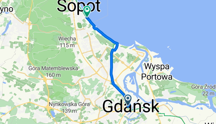 UT 4. Gdansk-Sopot 13 km
