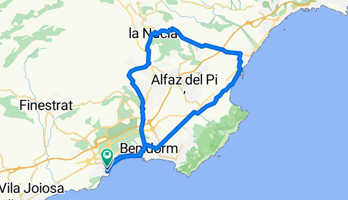 BENIDORM - ALTEA  - LA NUCIA  -BENIDORM