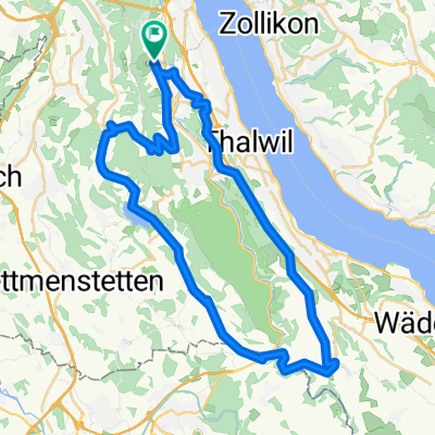 Leimbach-Hirzel-Aesch-Türlersee
-Buchenegg