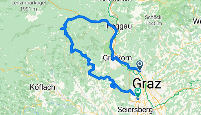 Graz - Krautwasch - Plesch - Graz