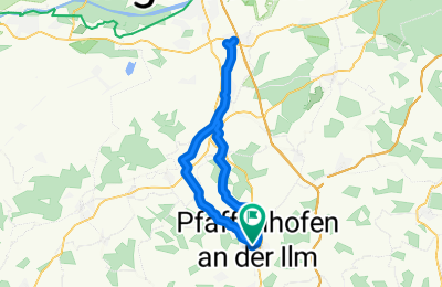Route in der Bikemap App öffnen