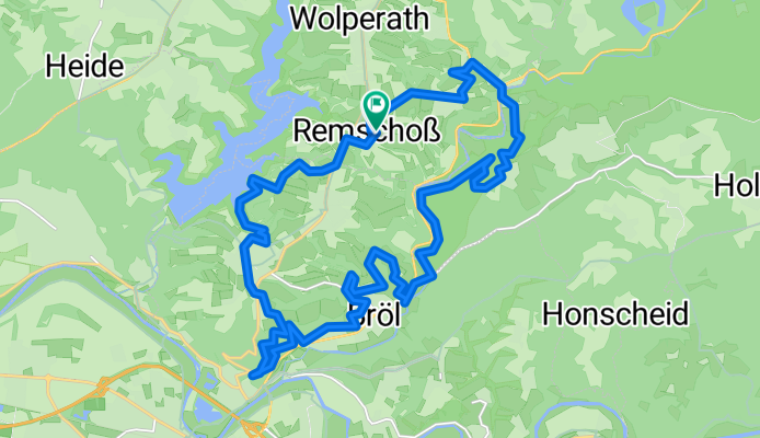 Trail rund um Happerschoß und Heisterschoß
