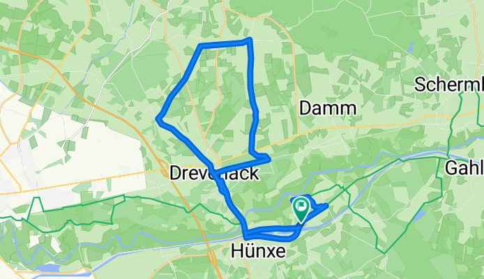 Hünxe - Drevenack - Damm