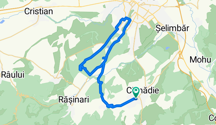 Tura pe traseul pistei ciclo din Sibiu