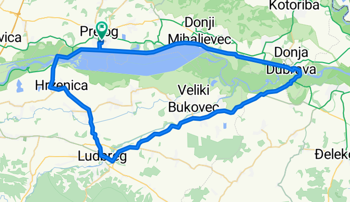 Oko jezara D.Dubrava