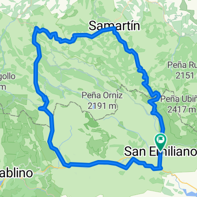 San Emiliano, Somiedo, San Lorenzo, Ventana, San Emiliano.