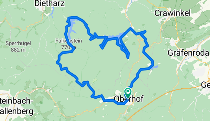 Oberhof-Drei-Talsperren-Tour 