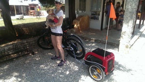 Highlight 1 along the Bikemap route "family with dog Tour ...." Highlight 1 along the Bikemap route "family with dog Tour ...."