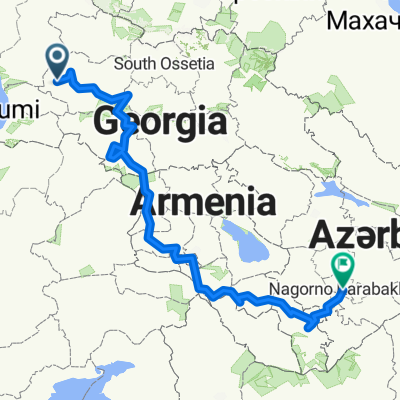 Kutaisi -&gt; StepanKert