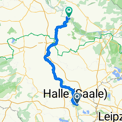 Halle Ammendorf - Barby 88 km