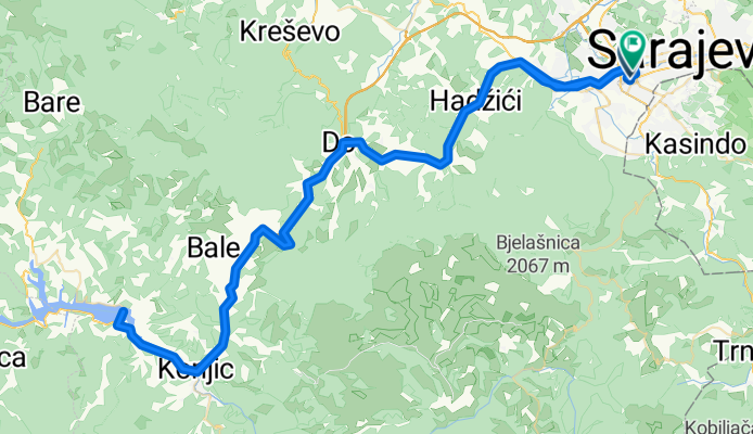 Sarajevo - Jablaničko jezero