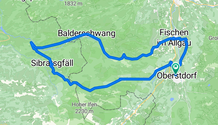 Allgäu - Rohrmoossattel - Riedbergpass