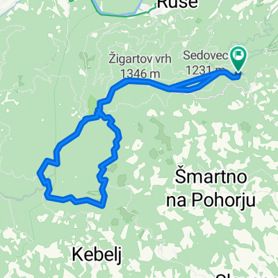 Od Ruševca okrog Črnega jezera in Treh Kraljev