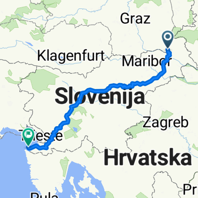 Iz Goričkega v Piran