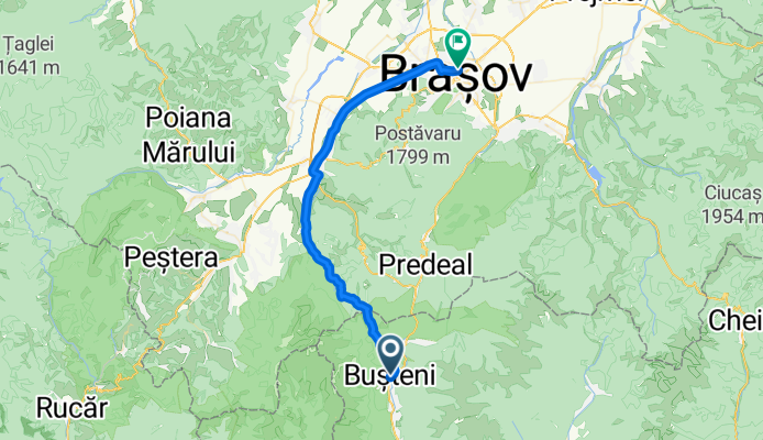 Busteni - Diham - Grajarie - Rasnov - Brasov