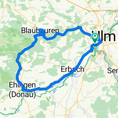Ulm - Blaubeuren - Ehingen - Erbach - Ulm