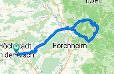 Route in der Bikemap App öffnen