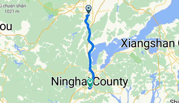20150927浙江省奉化-寧海市47KM.418M