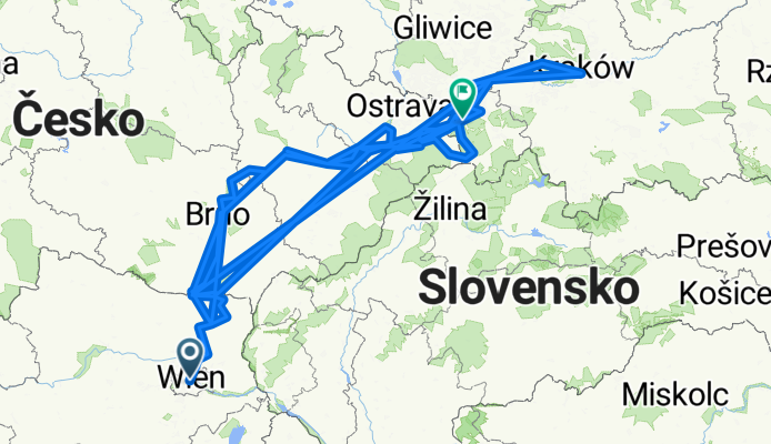Greenways Krakow - Brno - Wien