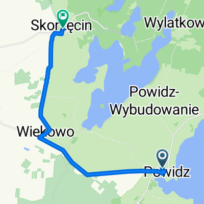 powidz - skorzęcin