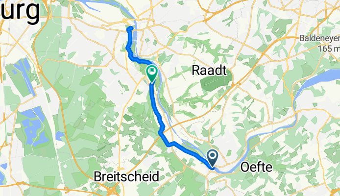 Mülheim Schloss Broich nach Essen Kettwig (15KM)