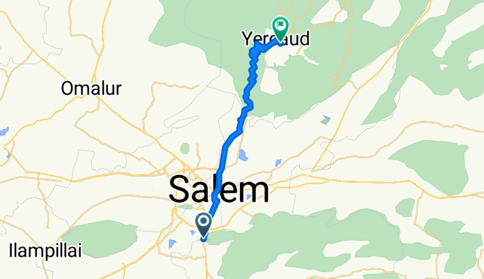 Salem to Yercaud