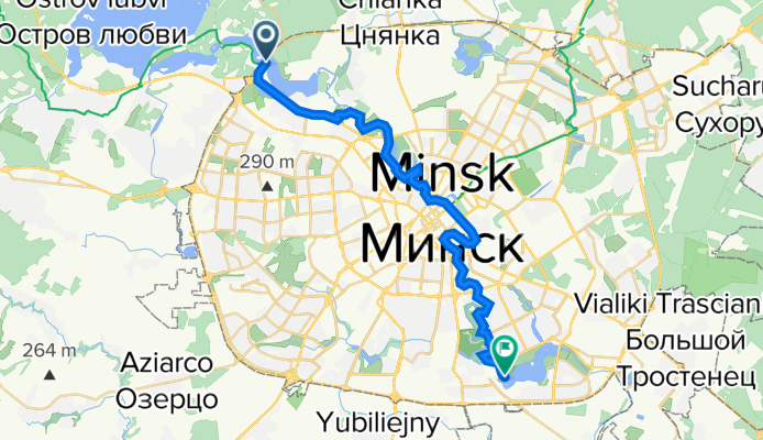 Минская велодорожка (МКАД - улица Дворищи)