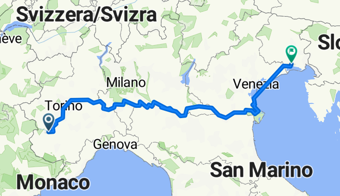Euro Velo 8 - Italy Section