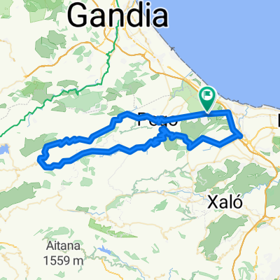 Montepego - Sagra - Vall d'Ebo - Vall de Gallinera - Montepego
