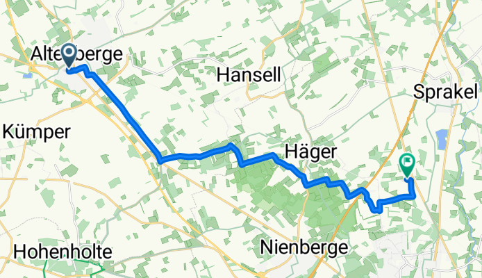 Nienberge- Sprakel-Altenberge Aufnahme vom 20. Juli 14:35