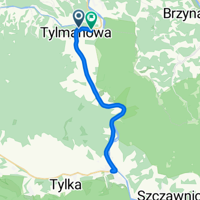 Protest rowerowy Tylmanowa