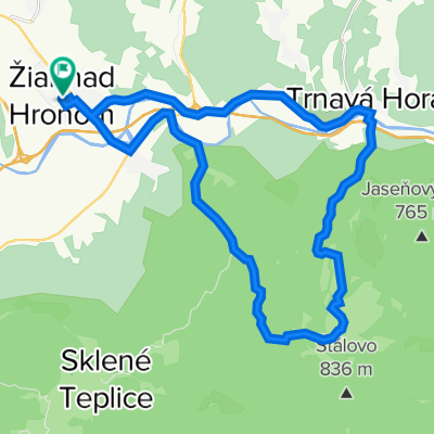 Žiar - Jalná - Močiar - Šášov - Žiar