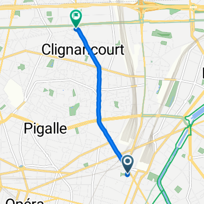 Rue du Faubourg Saint-Denis 107b - Boulevard Ornano 83