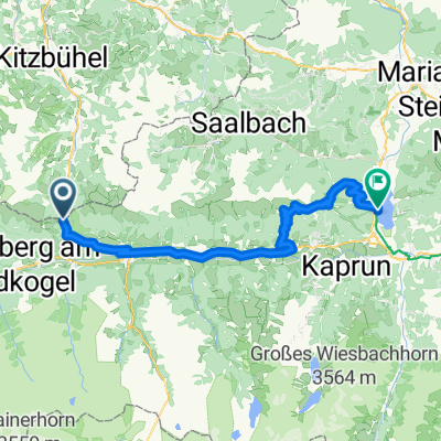 Zell am See - Schmittenhöhe - Mittersill - Pass Thurn-Bramberg