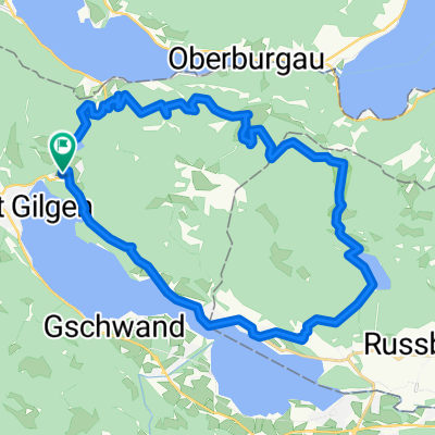 Ein Mal um den Schafberg_Schwarzensee- Wolfgangsee- Eisenaueralm CLONED FROM ROUTE 1712510