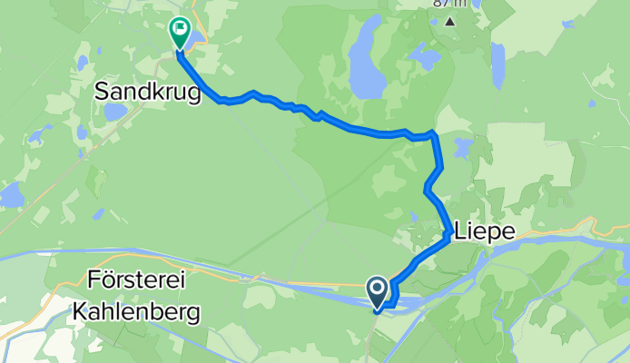 Niederfinow(Schiffshebewerk) nach Chorin(Klosterruine)