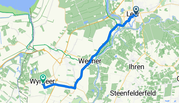 1. von Leer (Ostfriesland) nach Wymeer (DE)