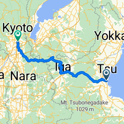 Length of Japan Tsu-Kyoto