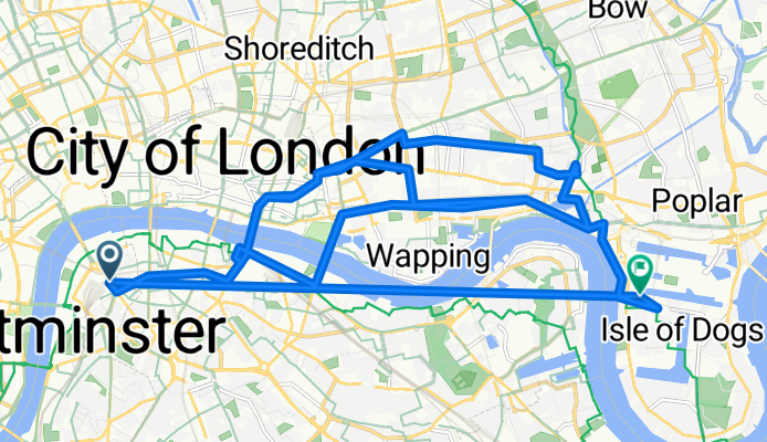 Waterloo to Canary Wharf