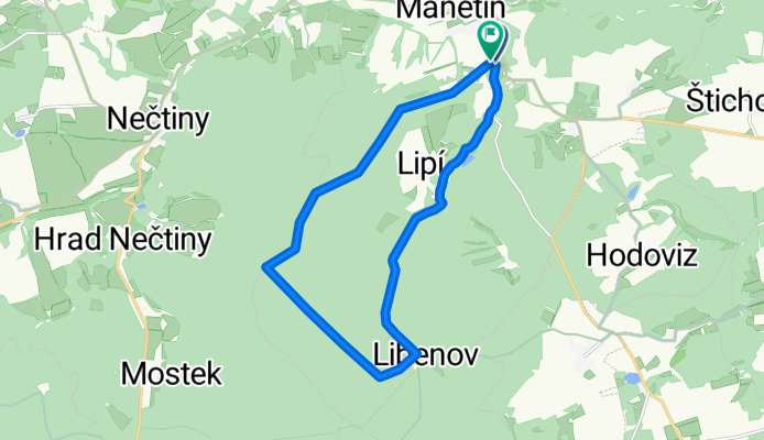 manetin - Dvůr Libenov - Manětín