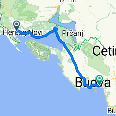 Cicloviaggio 2016 /2: Igalo - Budva